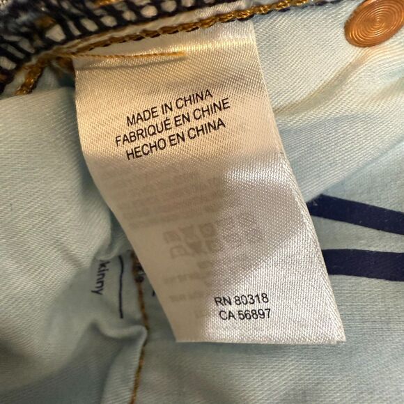 Lucky Brand Uni Fit High Rise Skinny Ankle Jean Dark Wash 30-32A Petite - Picture 6 of 10